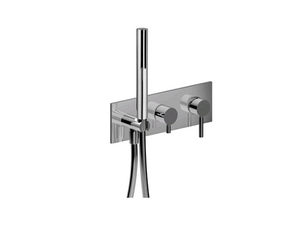 Смеситель для душа Fantini Nostromo, черный матовый (50 13 E884B)