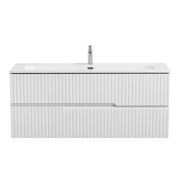 База под раковину подвесная Cezares Duet-N 1200х457х500, Ясень белый софт (DUET-N-1200-2C-SO-FBS-P)