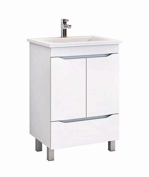 Тумба с раковиной напольная VIGO Grani tn.GRI.ELI.60.2D.1Y, 60 см