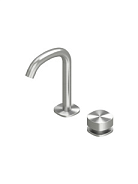 Смеситель для раковины Quadro design SUPER, сталь брашированная (22 31T AS)