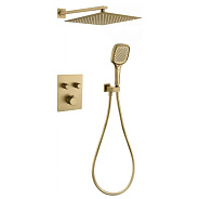 Душевая система встраиваемая (без излива) Grocenberg GB5040MG, матовое золото