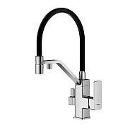 Смеситель Raglo R85.62 для кухни с подключением к фильтру съёмный гибкий излив  с магнитным фиксатор