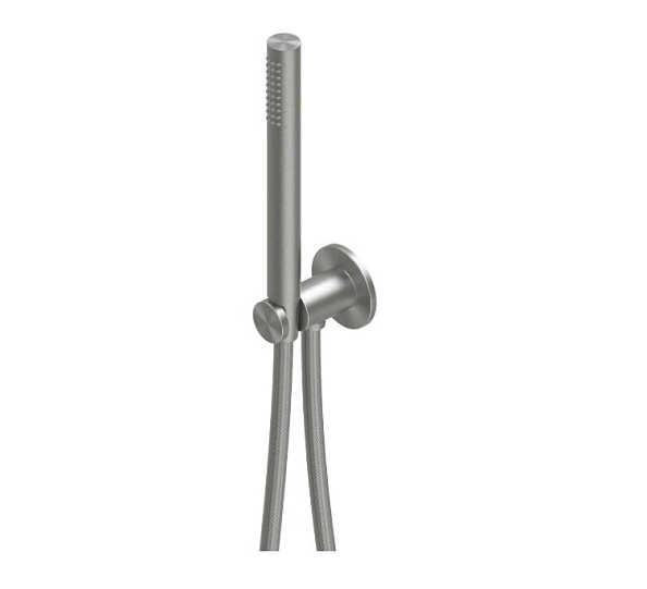 Душевой набор Quadro design Levo, сталь брашированная (13 66 AS)