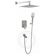 Душевая система встраиваемая FILARETE Waterfall FL1010NK, никель