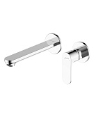 AQ1913CR АЛЬФА смеситель для раковины настенный (внешняя и скрытая часть)