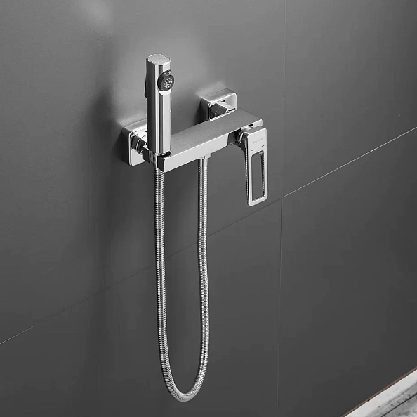 Гигиенический душ со смесителем Shevanik S6805-1, хром