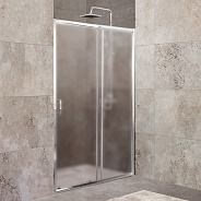 Душевая дверь BelBagno Unique 120x190 см, прямоугольная, хром (UNIQUE-BF-1-120/135-P-Cr)