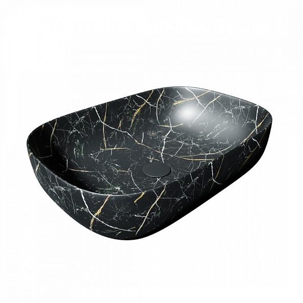 Раковина чаша Maretti FL13NS66-560MR, черный мрамор
