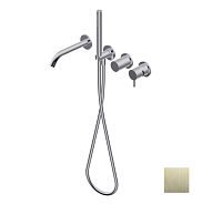 Смеситель для душа Ritmonio Diametro35 S, на 2/3 потребителя, Brushed champagne PVD (PR52EC201F46)