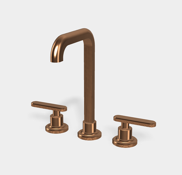 Смеситель для раковины Fima Carlo Frattini Park Lane, бронза брашированная янтарная (F1311ZS)