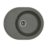 Мойка кухонная иск. камень Флорентина "Родос 620"  620х500 черный FG (20.245.B0620.102)