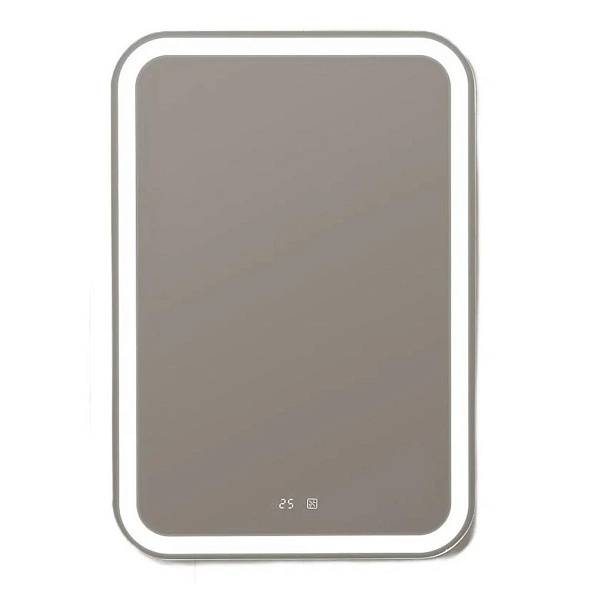 Зеркало Silver Mirrors Мальта 550х800 - 3 (подогрев, часы внешней настройки, сенсорный выключатель)