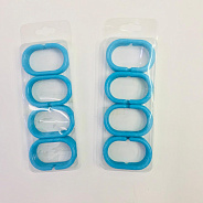 Кольца для шторы в ванную Savol S-YLK002G