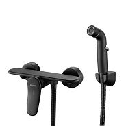 Гигиенический душ со смесителем Shevanik S4705H-1, черный