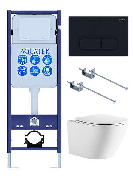 SET AQUATEK ЛИБЕРТИ-INS17-017(рама AQUATEK INS-0000017 +KKI-0000001+KDI-0000017 унитаз ЛИБЕРТИ AQ1999T-00 с тонким сиденьем sc)