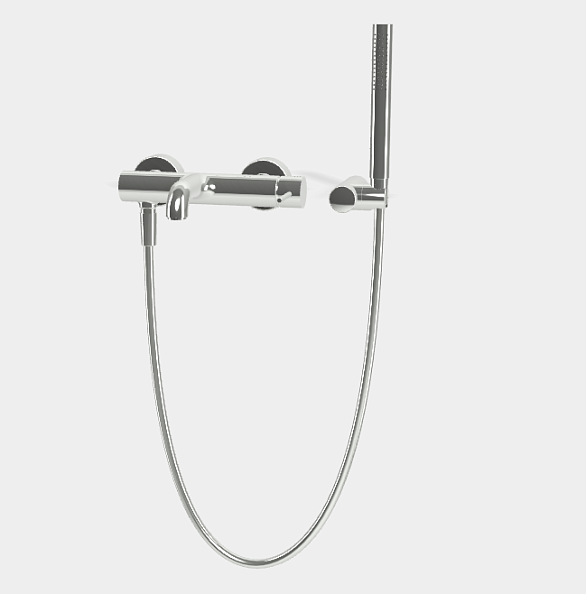 Смеситель для ванны и душа Fima Carlo Frattini Spillo Up, хром (F3034NCR)