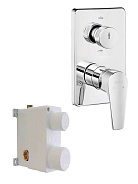 102167213EX-KDE + 102166201EX NIOBE смеситель для ванны 2 режима (внешняя часть) + скрытая часть на 2 режима