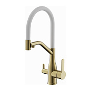 Смеситель для кухни BELZ цвет: брашированное золото (PVD-покрытие) (B78815-5)