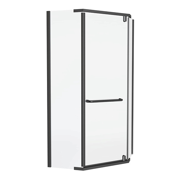 Душевой уголок Knotlor FCD090CG0GM 5-тиугольный 90х90х200, оружейная сталь