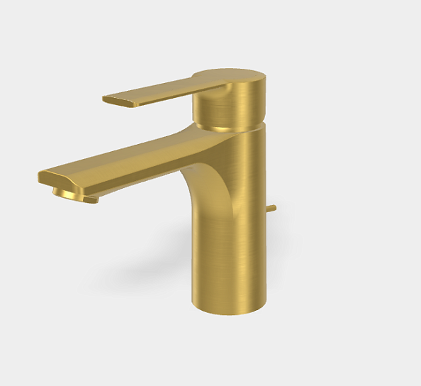 Смеситель для раковины Fima Carlo Frattini Mast, золото брашированное (F3131OS.1)