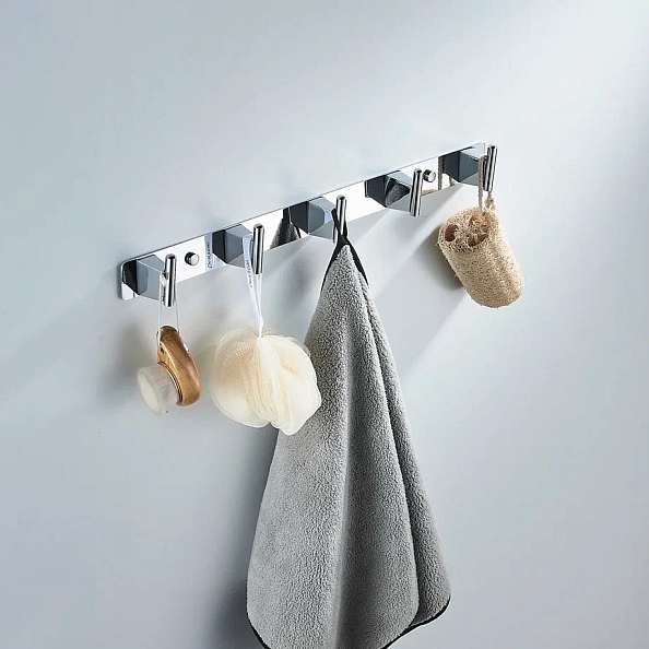 Планка с 5 крючками Shevanik SG5751, хром