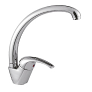 Смеситель для кухни Cron CN4129, хром