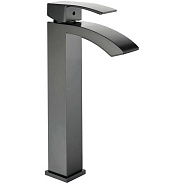 Смеситель для раковины высокий Grocenberg GB3007BG, графит