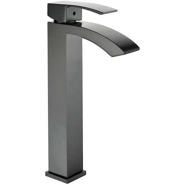 Смеситель для раковины высокий Grocenberg GB3007BG, графит