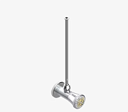 Вентиль THG Hirondelles Gold stamped запорный 1/2", хром (A4L A02 181/S)