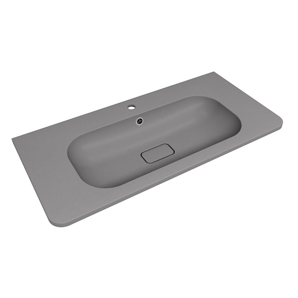 Раковина Florentina Нева 100 см 10.250.01000.307, серый шёлк