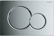 115.770.21.5 Смывная клавиша Geberit Sigma01 для двойного смыва к 111.300/350/361/362/380/390/796, Глянцевый хром