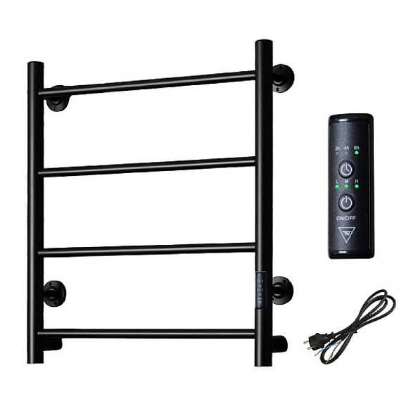 Полотенцесушитель электрический (лесенка) Тругор Аспект Пэк сп 1 60х40 см, черный