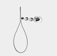 Смеситель для душа Fima Carlo Frattini Fimatherm, на 2 потребителя, черный матовый (F3178X2NS)