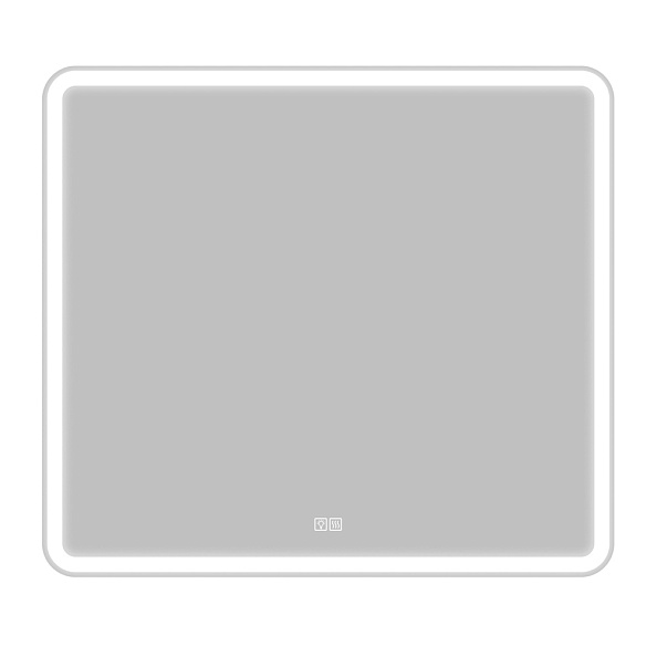 Зеркало с встроенным светильником, сенсорным выключателем и подогревом BelBagno Marino 900 х 30 х 800 (SPC-MAR-900-800-LED-TCH-WARM)