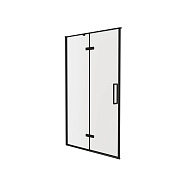 Душевая дверь в нишу Knotlor HDIP120CG0BL 120х200, черный