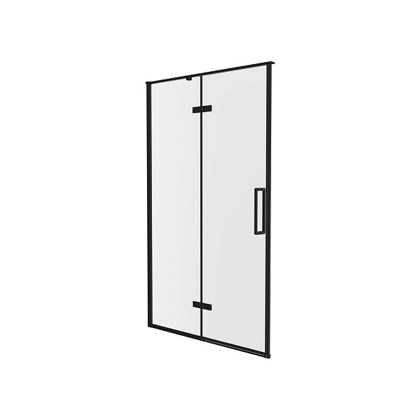 Душевая дверь в нишу Knotlor HDIP120CG0BL 120х200, черный