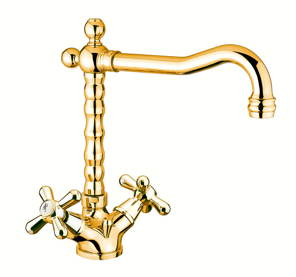 Смеситель для раковины Webert Armony AM700302010, золото