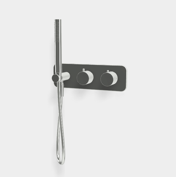 Смеситель для душа Fima Carlo Frattini Fimatherm, на 2 потребителя, хром (F3149WX3CR)