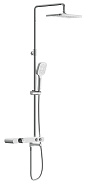 Душевая система Cersanit VIVO термостатическая с кнопочным управлением (64529)