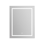 Зеркало в алюминиевой раме с светильником и подогревом BelBagno Kraft 685 х 32 х 885 (SPC-KRAFT-685-885-TCH-WARM)