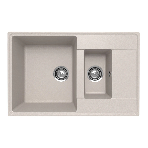Кухонная мойка Ulgran Quartz Prima 780 1,5 K-10, песок