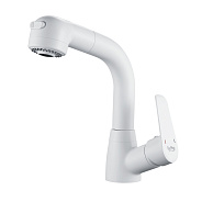 Смеситель для раковины многофункциональный Raffine F291C, белый