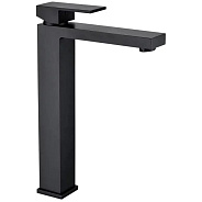 Смеситель для раковины высокий Grocenberg GB3008BL, черный