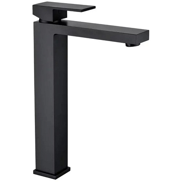 Смеситель для раковины высокий Grocenberg GB3008BL, черный