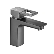 Смеситель для раковины Shevanik S8201T, оружейная сталь