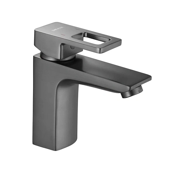 Смеситель для раковины Shevanik S8201T, оружейная сталь