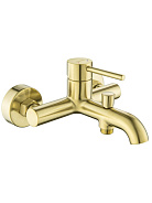 AQ1340BG ЕВРОПА смеситель для ванны, шлиф. золото
