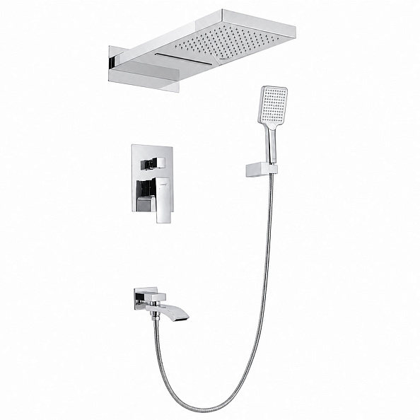 Душевая система встраиваемая GAPPO G7107-70, хром