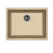 Мойка кухонная иск. камень Флорентина "Вега 500" 540х420х217 бежевый FG подстольная (22.320.D0500.10