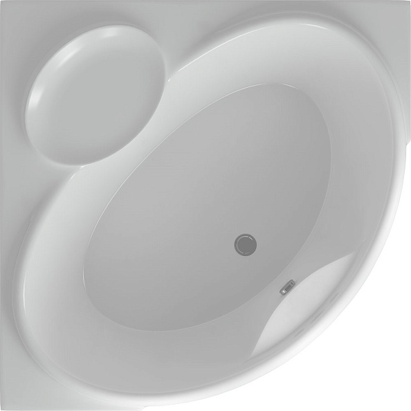 Акриловая ванна Aquatek Эпсилон 1500х1500 с фронтальным экраном, вклеенный каркас (EPS150-0000066)